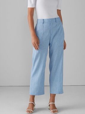 NWT Club Monaco Light Blue Linen Blend Hanarahh Pants